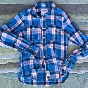 Men's Abercrombie Plaid Button-Down - Size S
